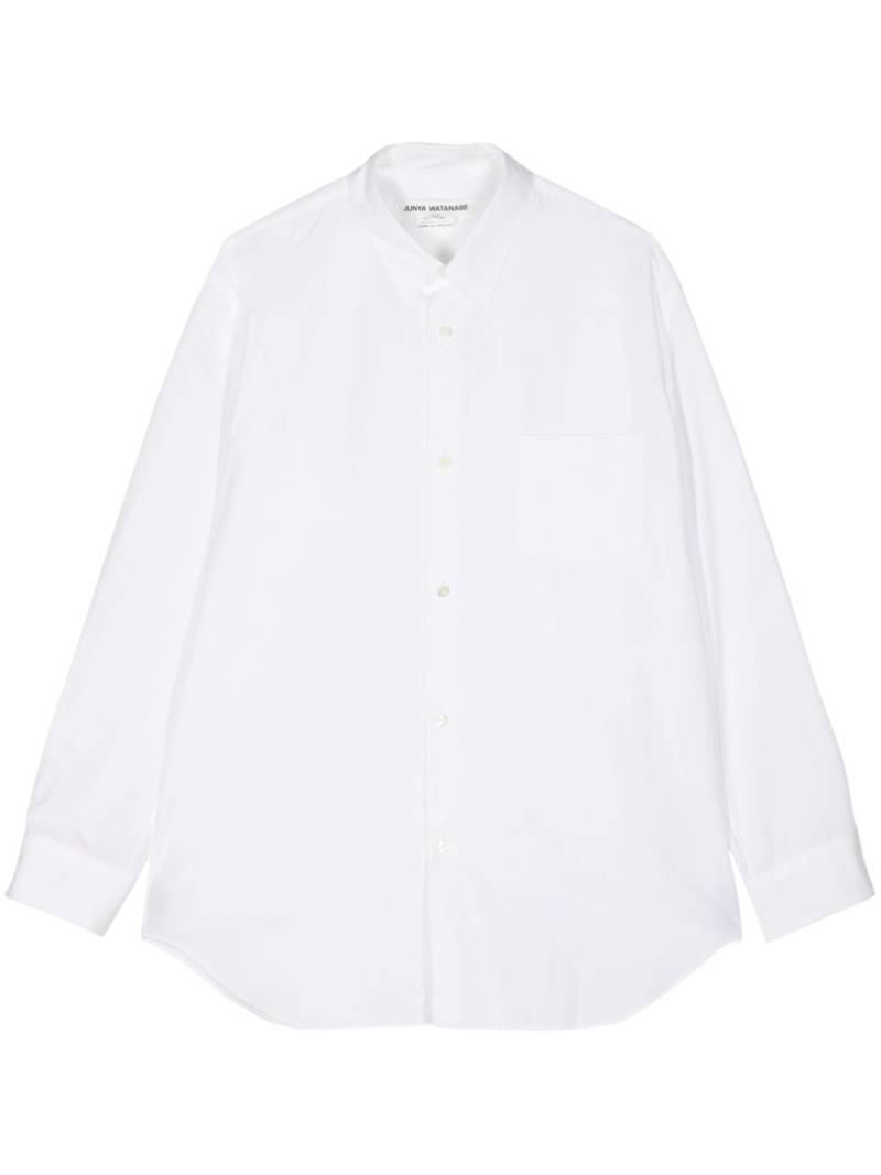 Junya Watanabe long-sleeve cotton shirt - White von Junya Watanabe