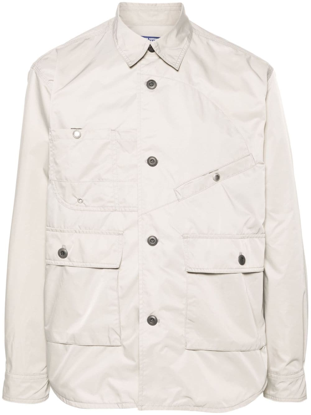 Junya Watanabe MAN multi-pocket button-up shirt jacket - Grey von Junya Watanabe MAN