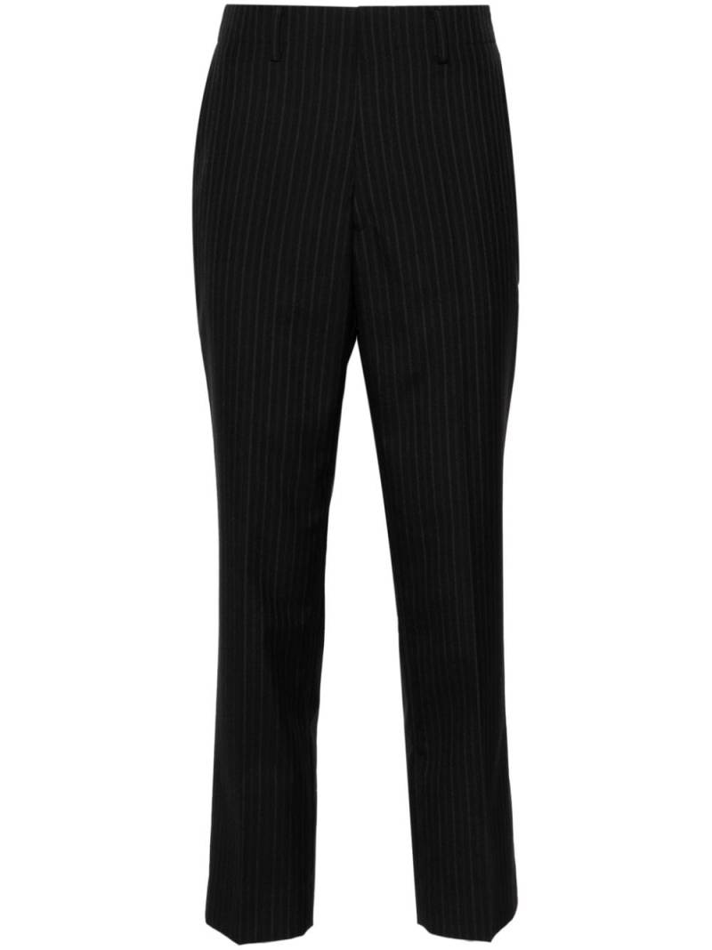 Junya Watanabe pinstripe slim-cut tailored trousers - Black von Junya Watanabe