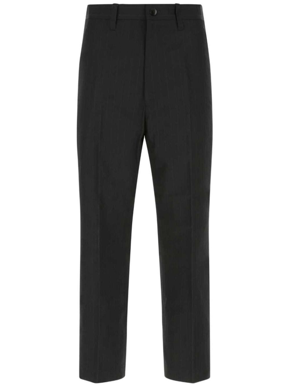 Junya Watanabe MAN pinstriped cropped trousers - Blue von Junya Watanabe MAN