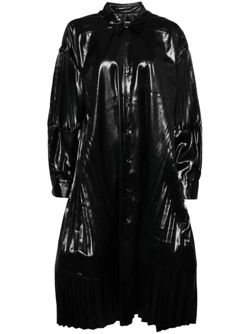 Junya Watanabe pleated dress - Black von Junya Watanabe