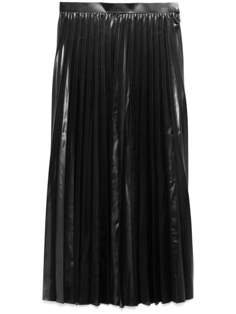 Junya Watanabe pleated midi skirt - Black von Junya Watanabe