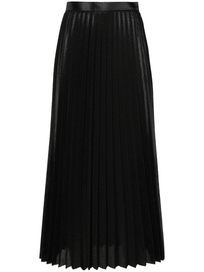 Junya Watanabe pleated midi skirt - Black von Junya Watanabe