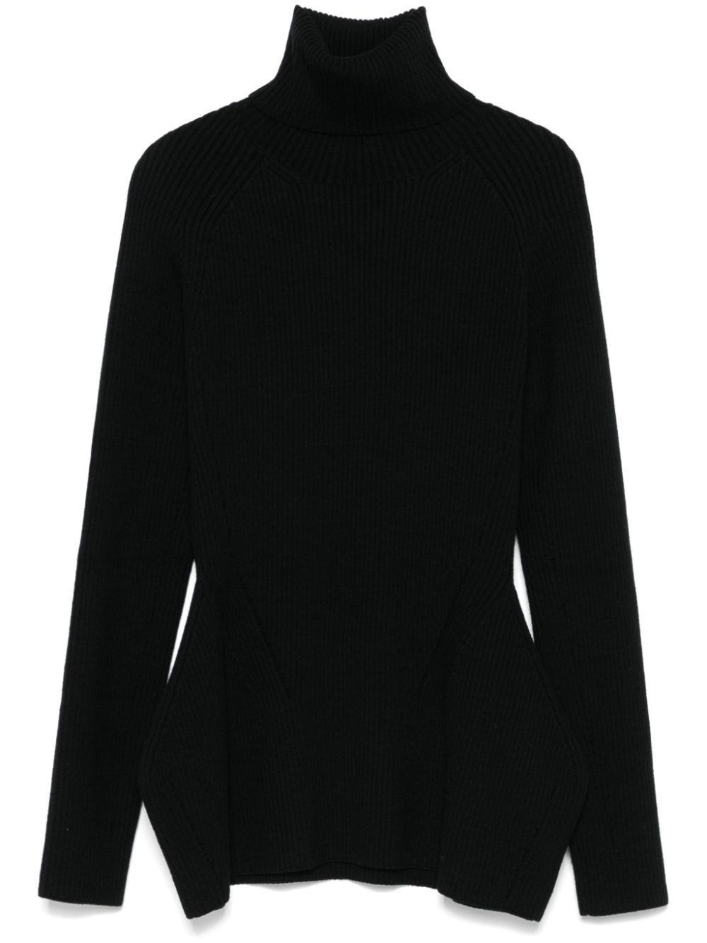 Junya Watanabe ribbed-knit sweater - Black von Junya Watanabe