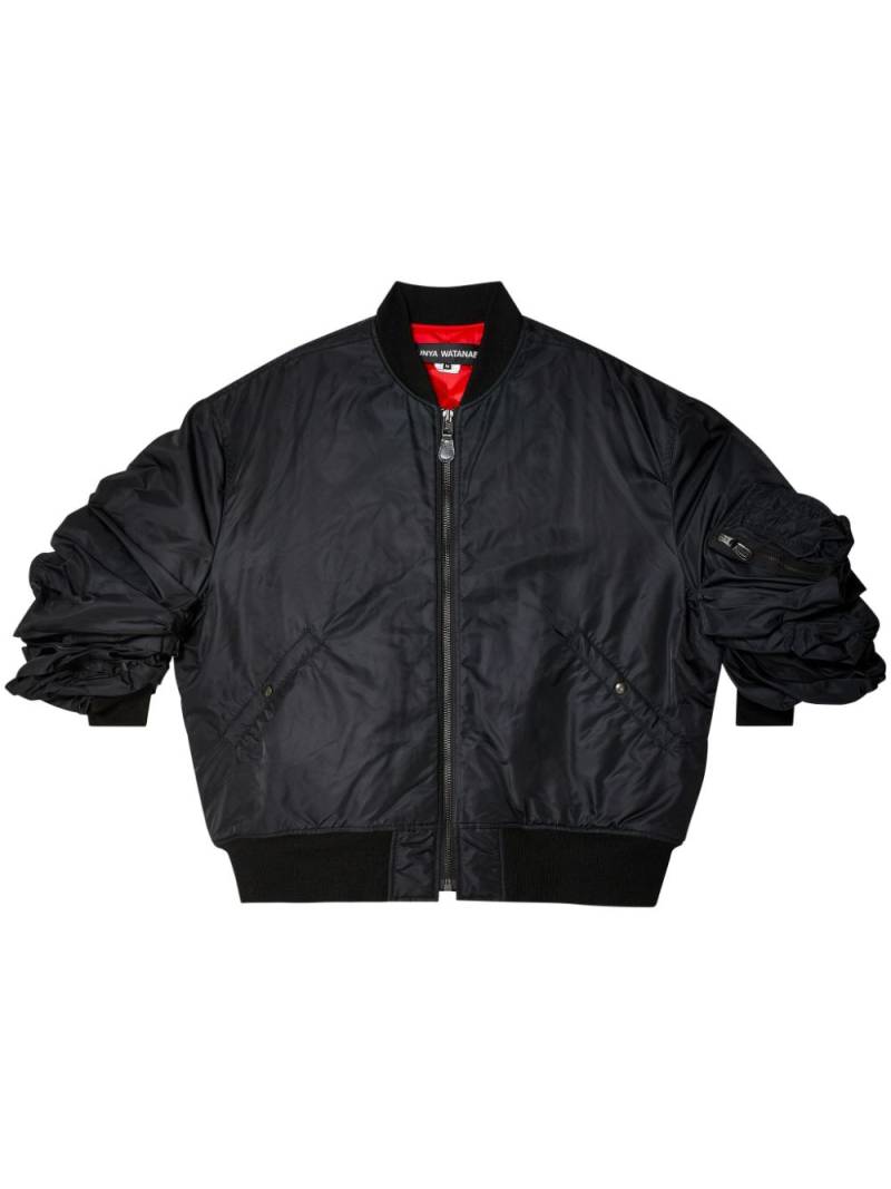 Junya Watanabe rolled-sleeves bomber jacket - Black von Junya Watanabe