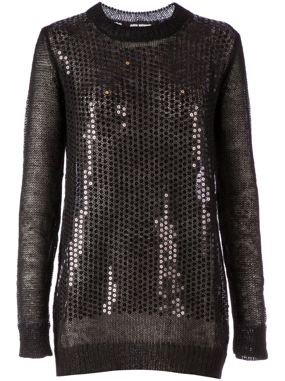 Junya Watanabe sequin sweater - Black von Junya Watanabe