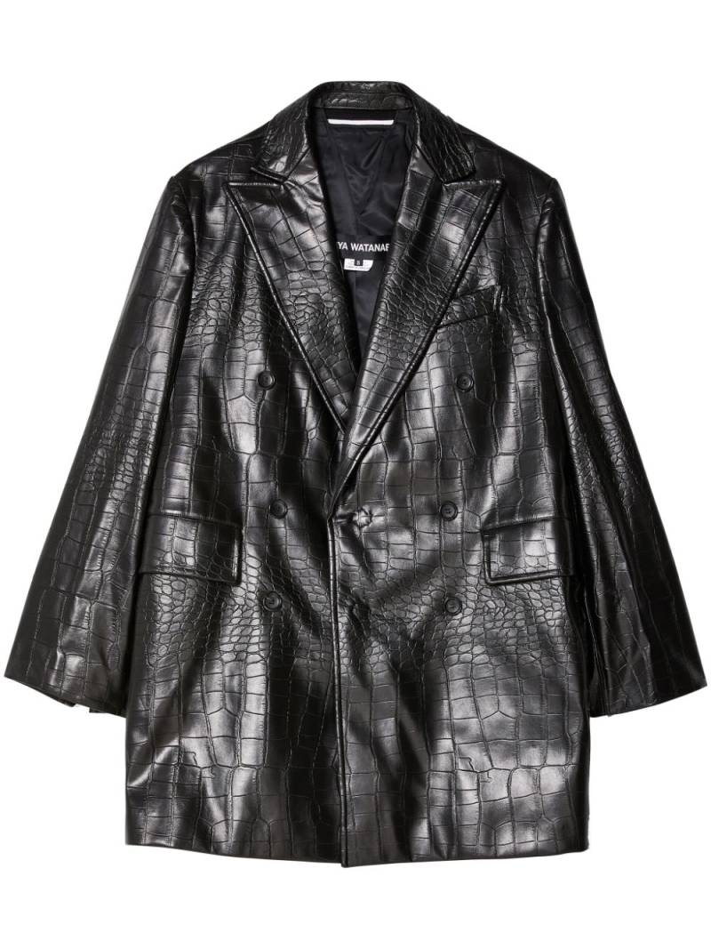 Junya Watanabe single-breasted coat - Black von Junya Watanabe