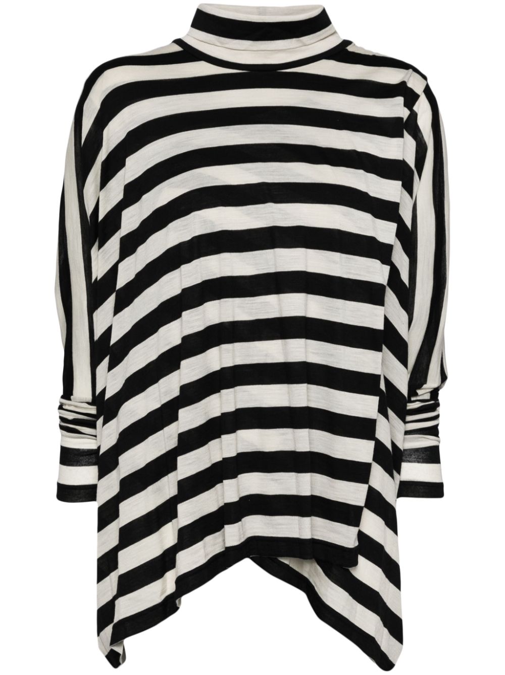 Junya Watanabe striped blouse - Black von Junya Watanabe