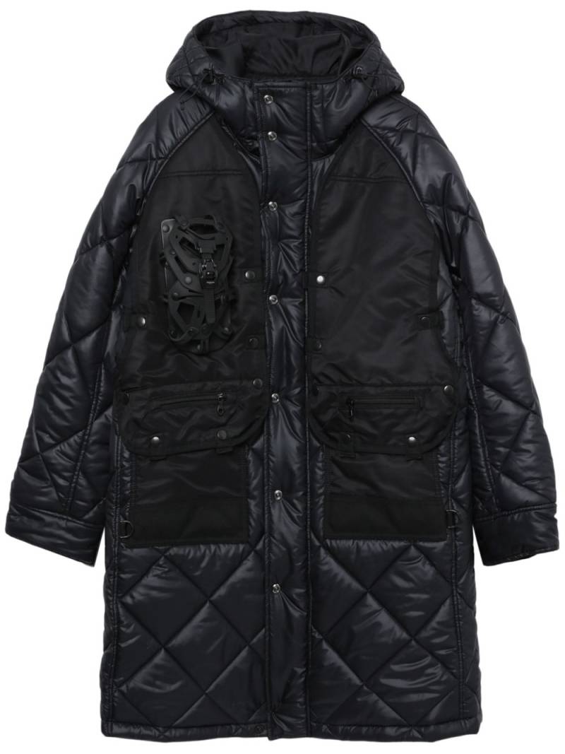 Junya Watanabe MAN x Innerraum hooded quilted jacket - Black von Junya Watanabe MAN