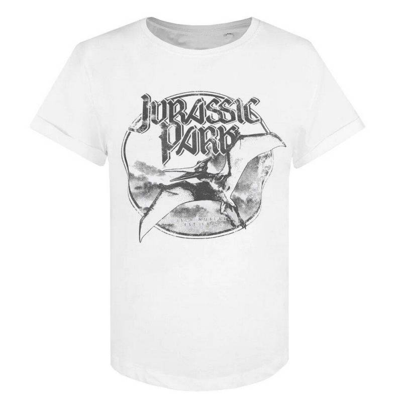 Rocks Tshirt Damen Weiss M von Jurassic Park