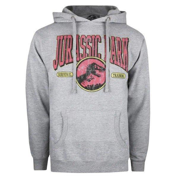 Survival Training Kapuzenpullover Herren Grau S von Jurassic Park