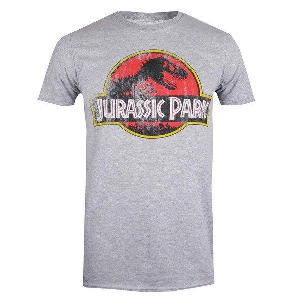 Tshirt Herren Grau L von Jurassic Park