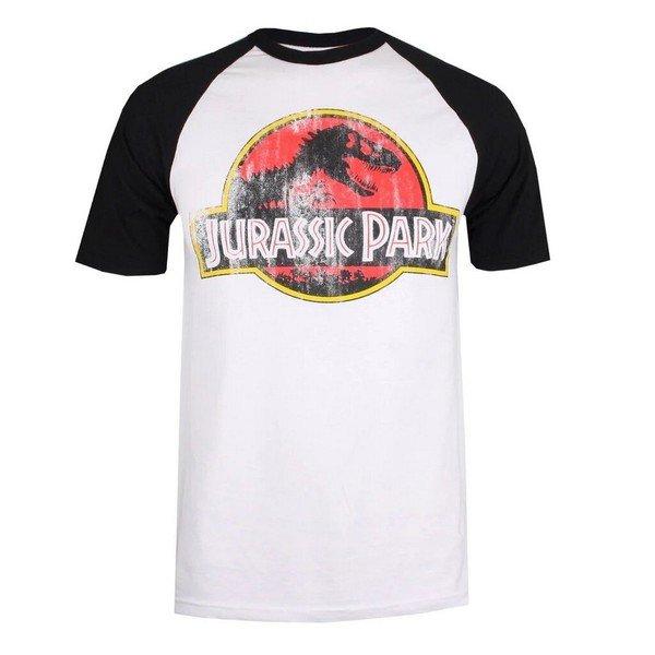 Tshirt Herren Weiss S von Jurassic Park