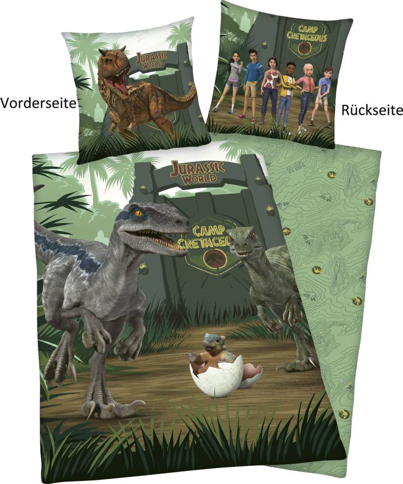 Jurassic World Kinderbettwäsche »Jurassic World Camp Cretaceous«, mit tollem Motiv von Jurassic World