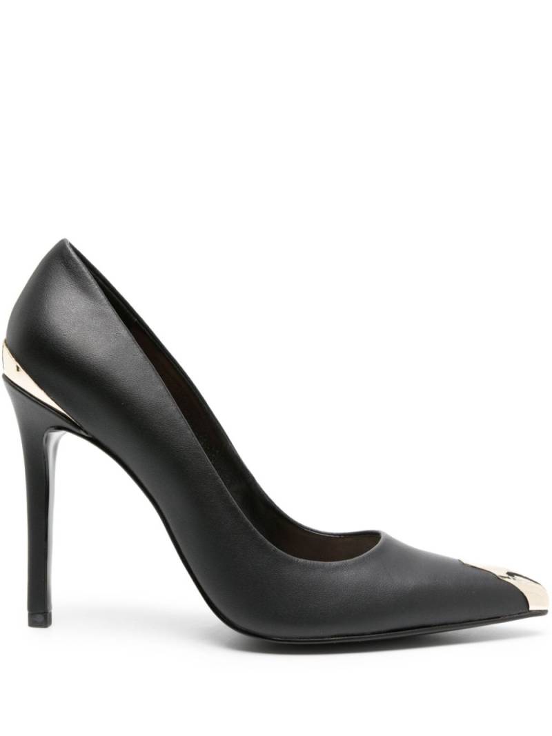 Just Cavalli 110mm metal-toecap leather pumps - Black von Just Cavalli