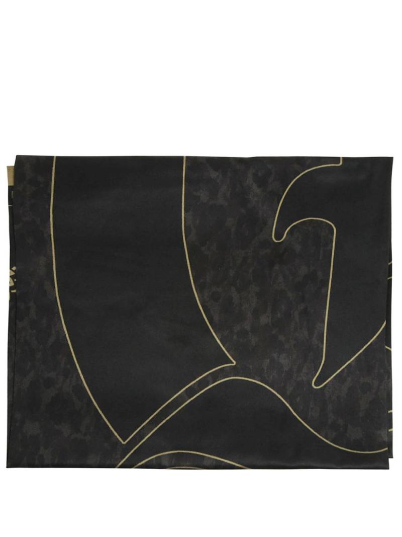 Just Cavalli graphic print scarf - Black von Just Cavalli