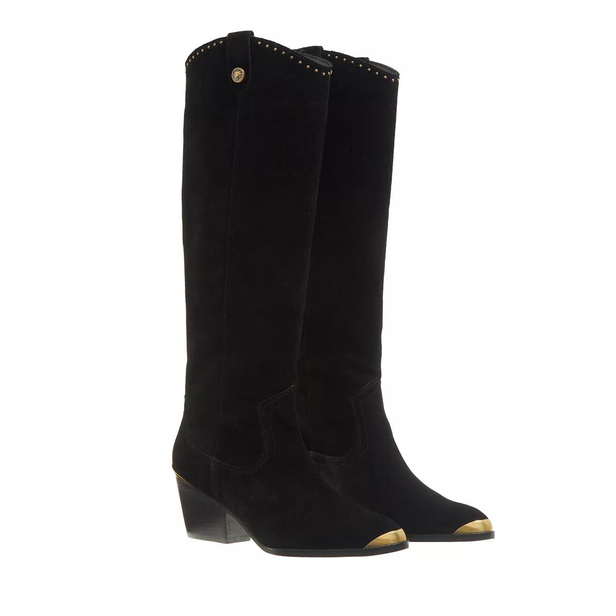 Just Cavalli Boots & Stiefeletten - Fondo Meari Dis. W41B Shoes - Gr. 37 (EU) - in Schwarz - für Damen von Just Cavalli