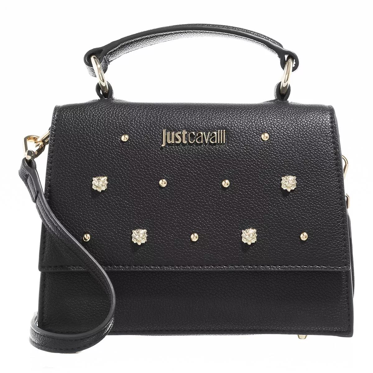 Just Cavalli Henkeltasche - Range R Tiger Studs Sketch 1 Bags - Gr. unisize - in Schwarz - für Damen von Just Cavalli