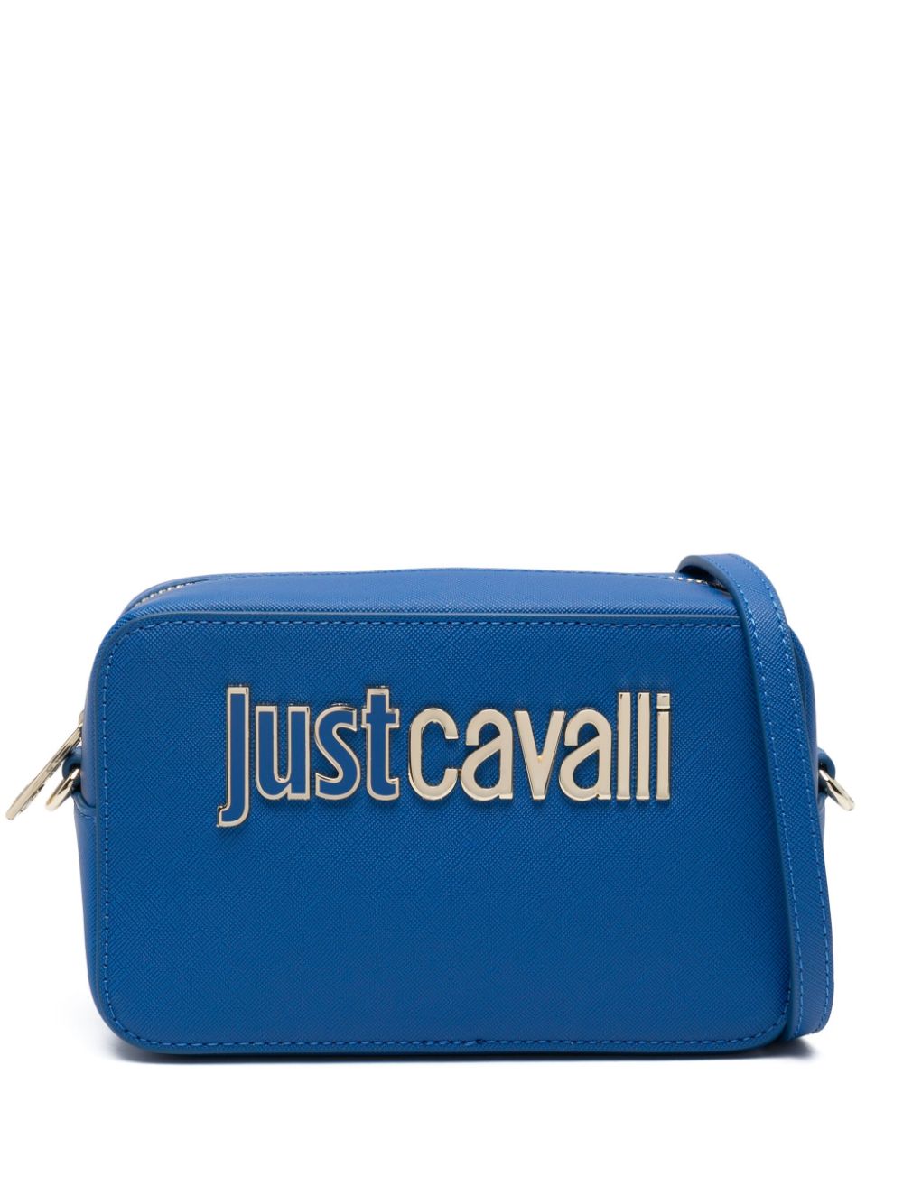 Just Cavalli Range B logo-lettering mini bag - Blue von Just Cavalli