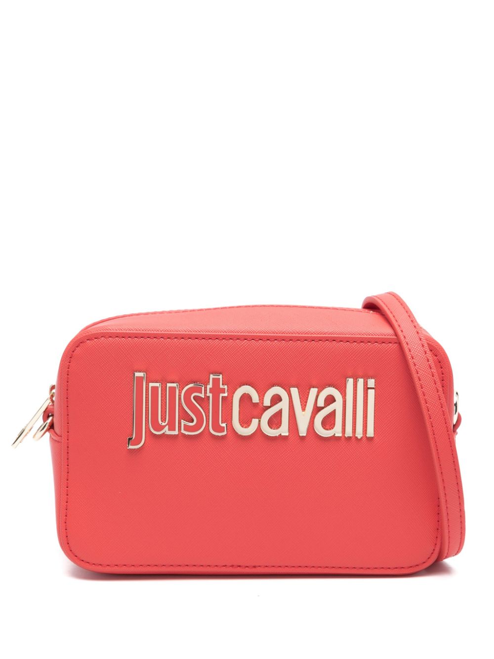 Just Cavalli Range B logo-lettering mini bag - Red von Just Cavalli