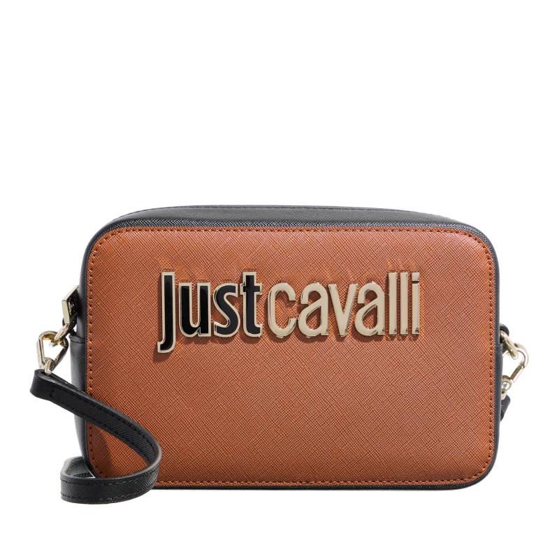 Just Cavalli Schultertasche - Crossbody - Gr. unisize - in Cognacbraun - für Damen von Just Cavalli