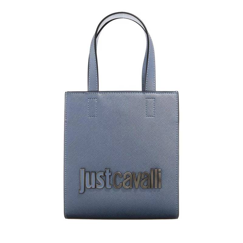 Just Cavalli Schultertasche - Range B Metal Lettering Sketch 1 Bags - Gr. unisize - in Blau - für Damen von Just Cavalli