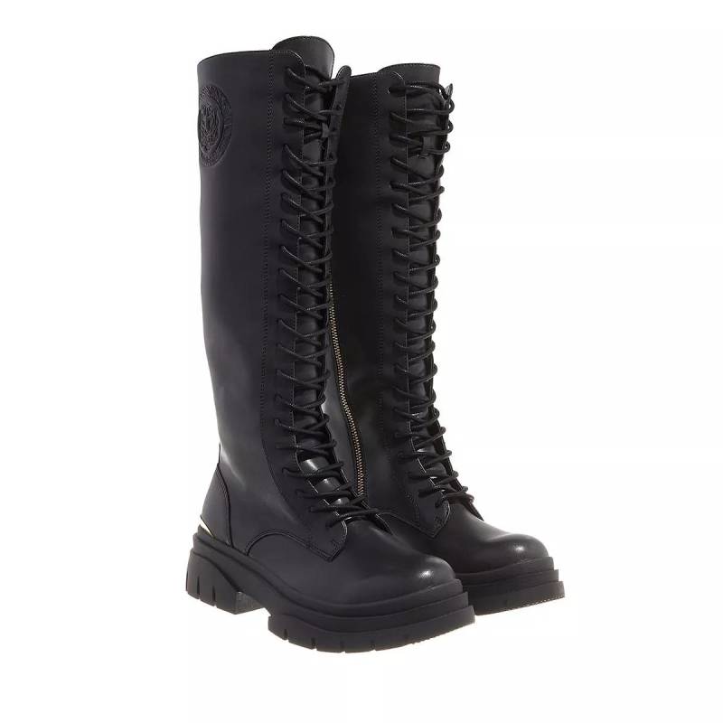 Just Cavalli Stiefel & Boots - Fondo Kani Kombat Dis. W3 Shoes - Gr. 40 (EU) - in Schwarz - für Damen von Just Cavalli