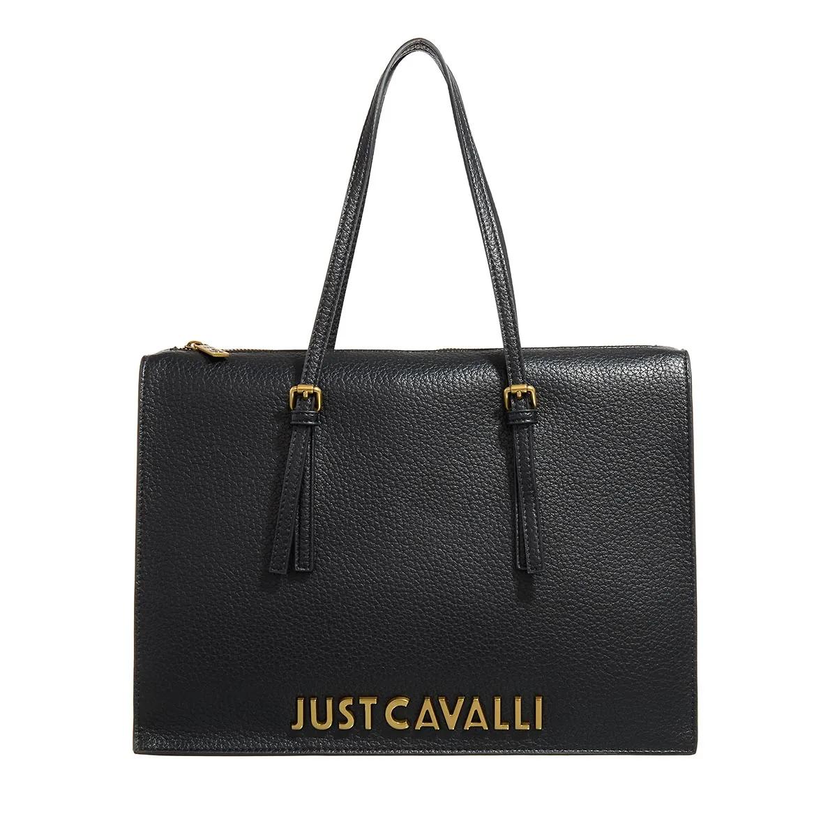 Just Cavalli Schultertasche - Shopping Bag - Gr. unisize - in Schwarz - für Damen von Just Cavalli