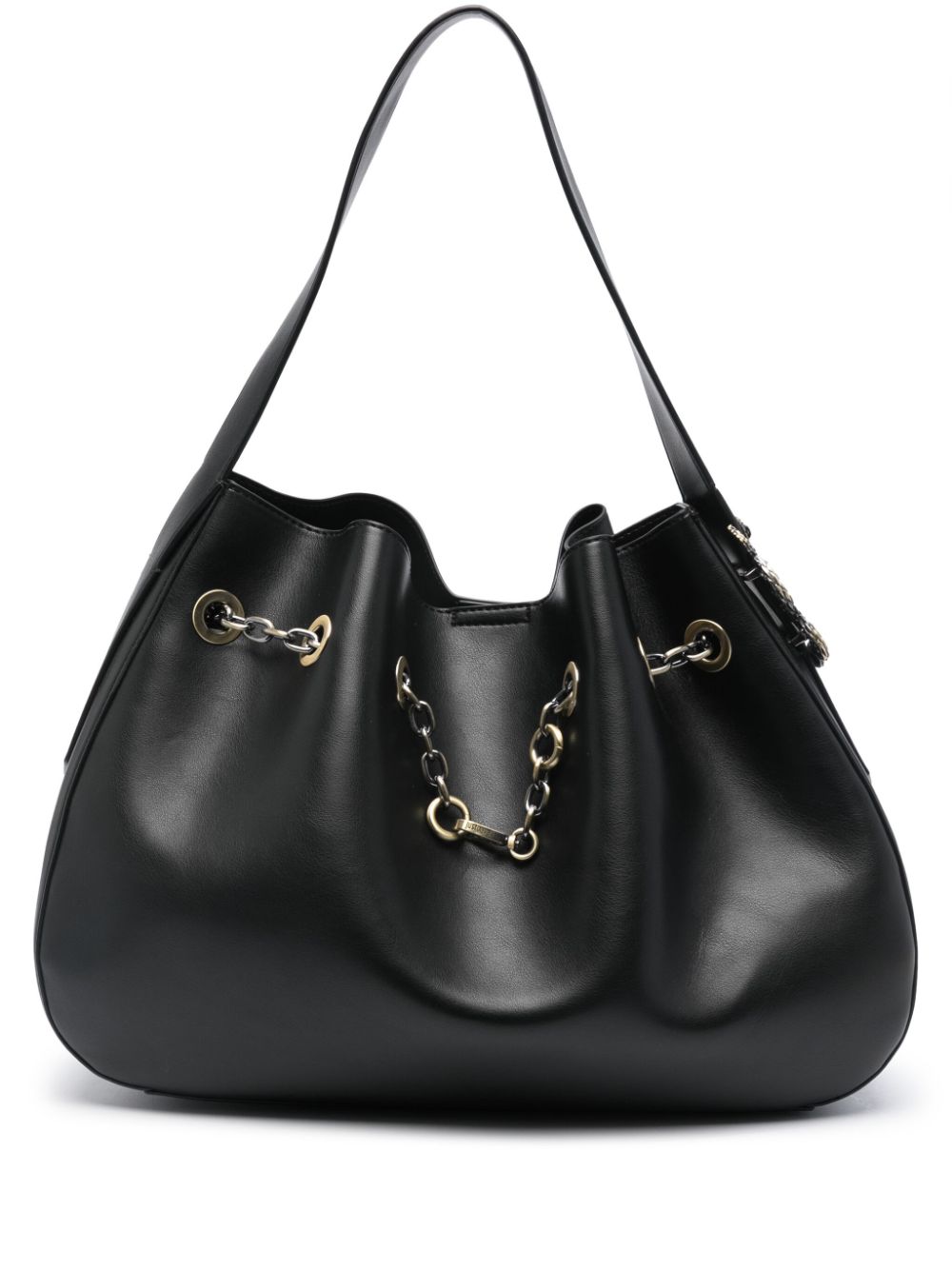 Just Cavalli chain-drawstring shoulder bag - Black von Just Cavalli