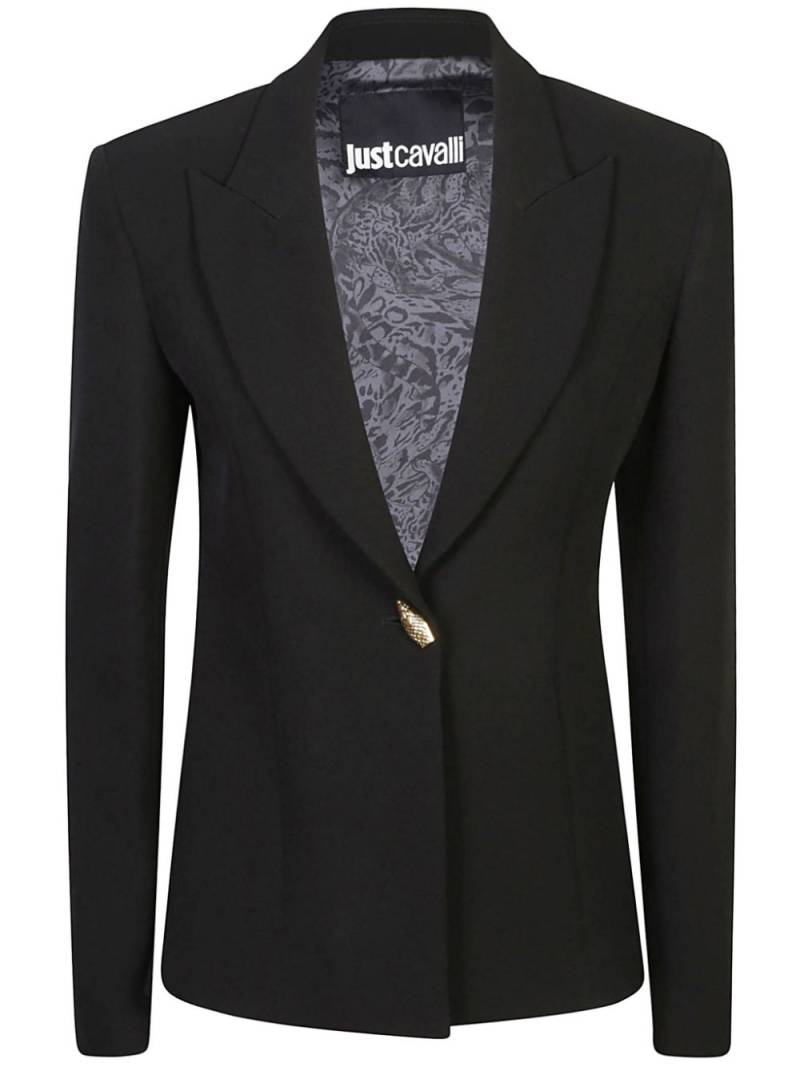 Just Cavalli crepe blazer - Black von Just Cavalli