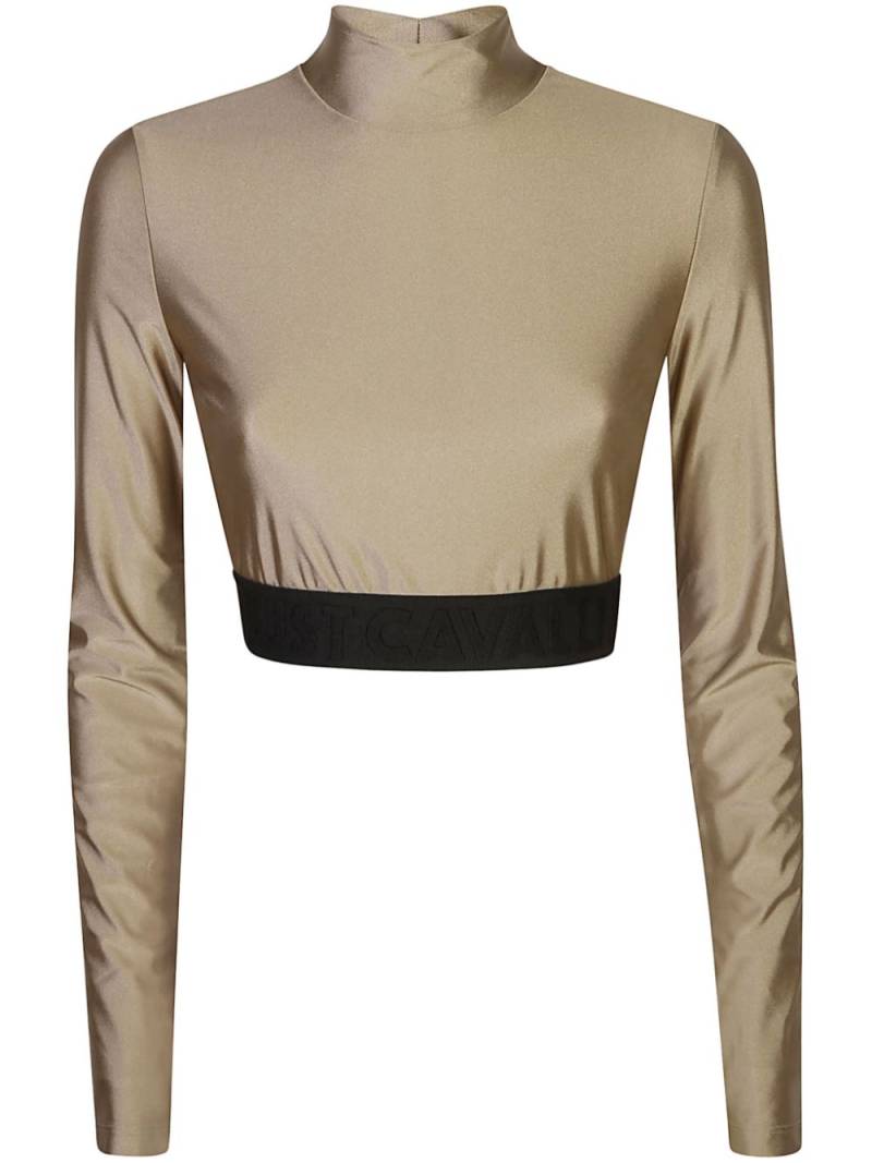 Just Cavalli cropped turtleneck - Neutrals von Just Cavalli