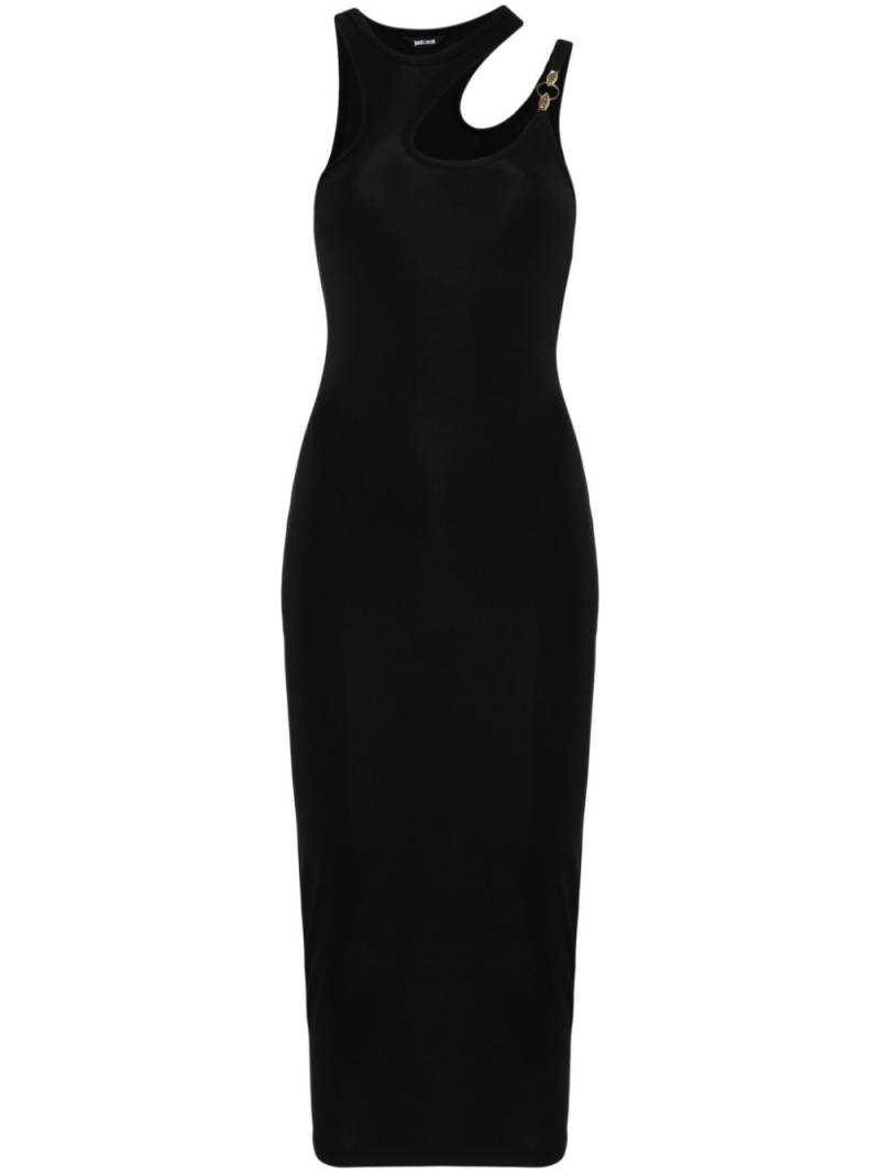 Just Cavalli cut-out jersey midi dress - Black von Just Cavalli