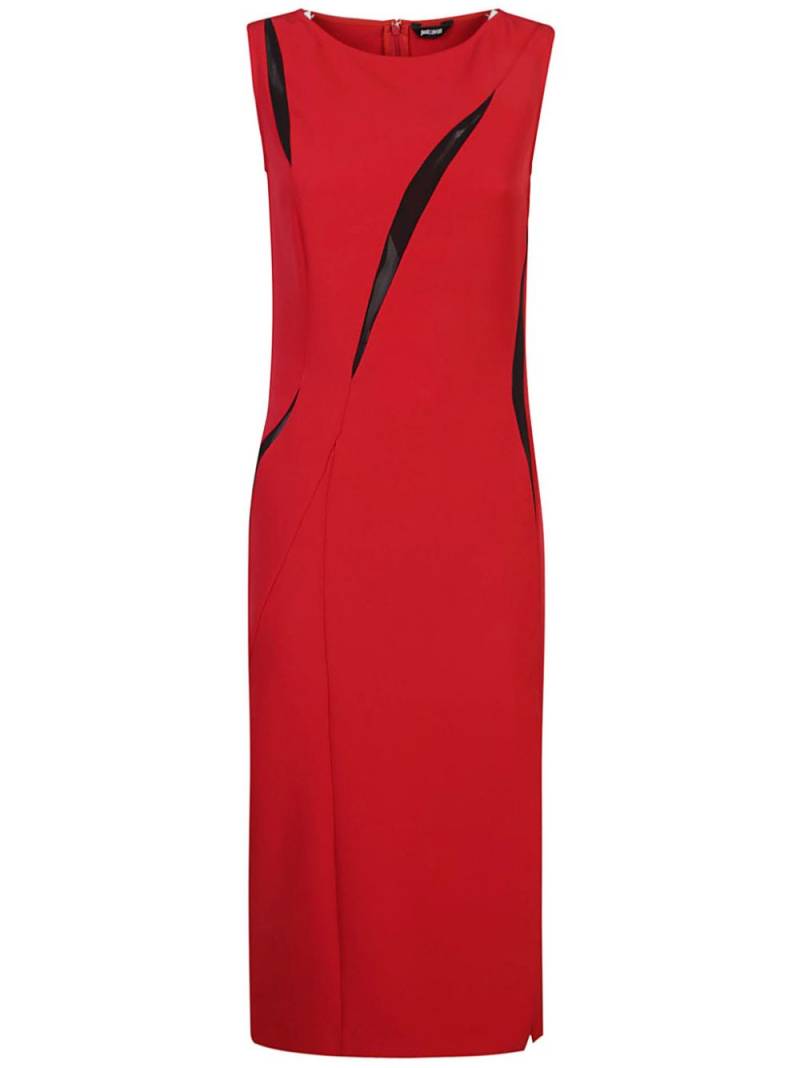 Just Cavalli cut-out midi dress - Red von Just Cavalli