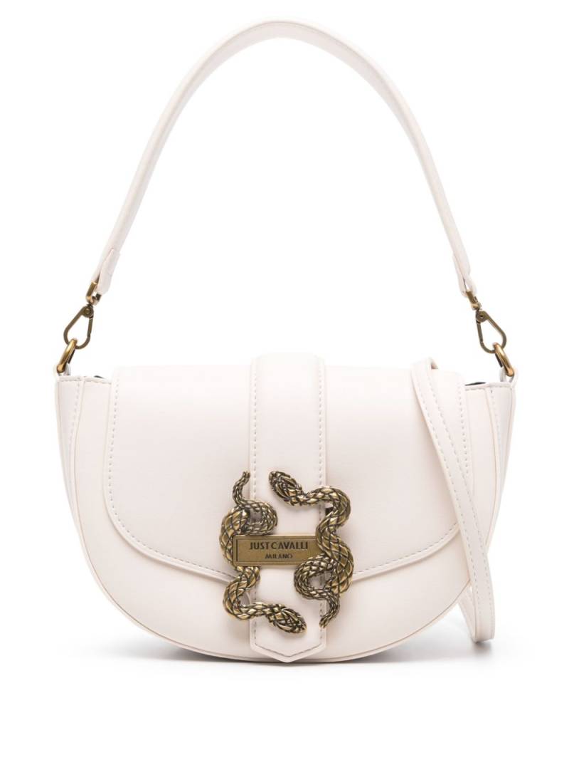 Just Cavalli iconic-snake shoulder bag - Neutrals von Just Cavalli