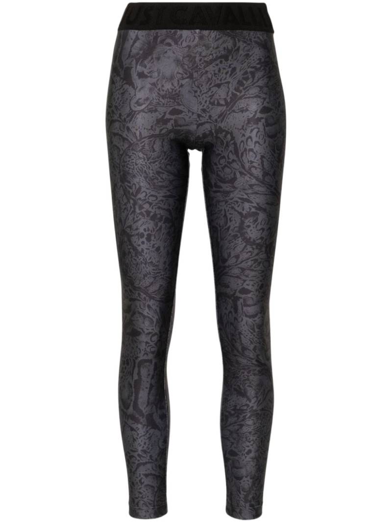 Just Cavalli leopard-print leggings - Grey von Just Cavalli