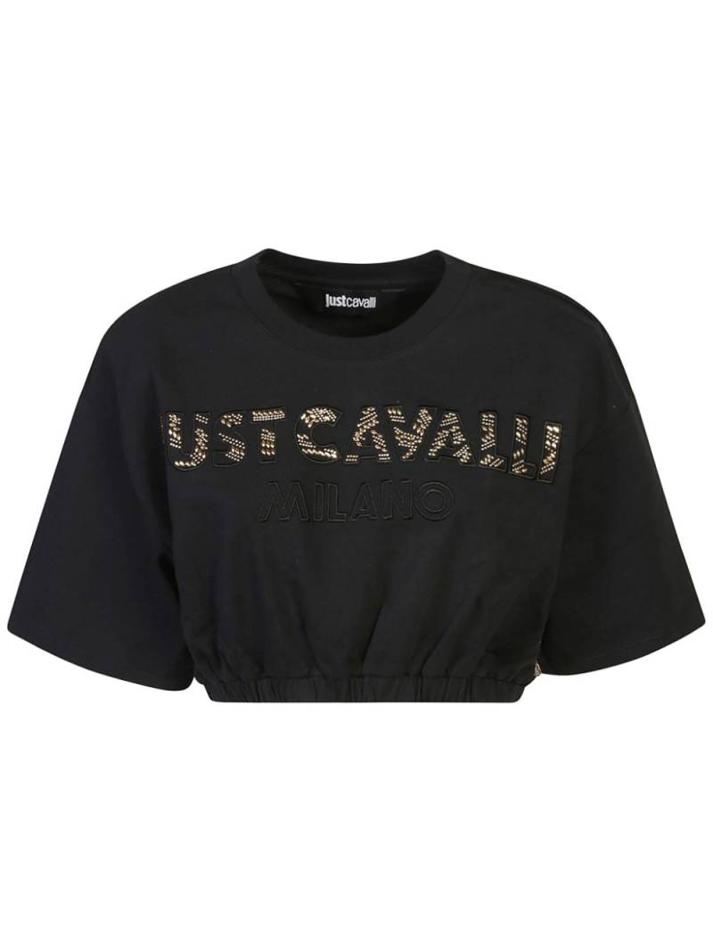 Just Cavalli logo T-shirt - Black von Just Cavalli