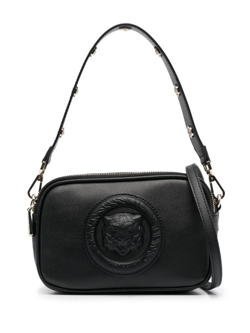 Just Cavalli logo-appliqué crossbody bag - Black von Just Cavalli