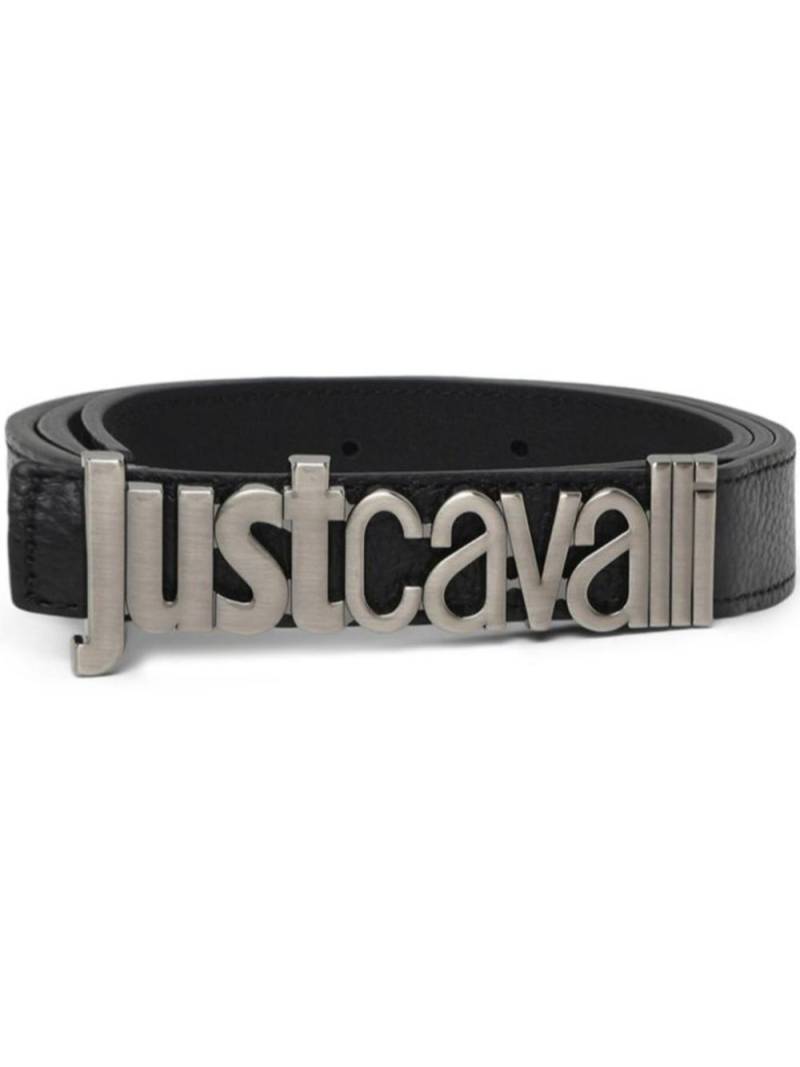 Just Cavalli logo-lettering belt - Black von Just Cavalli