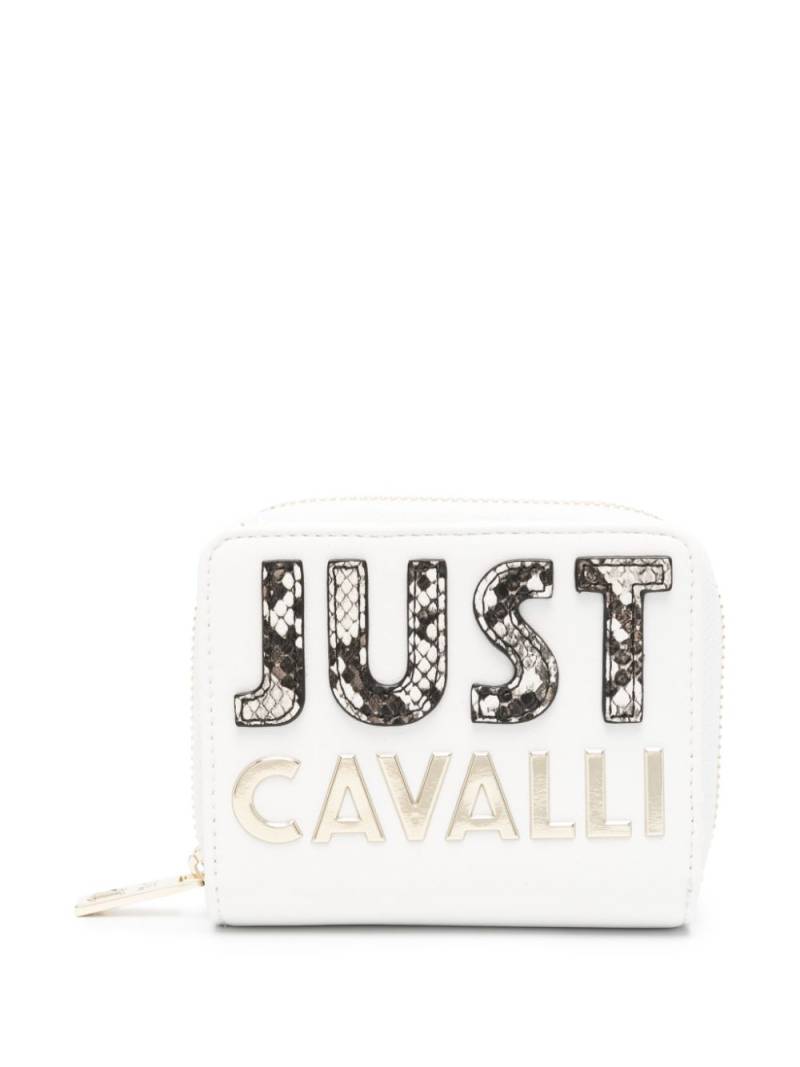 Just Cavalli logo-lettering bi-fold wallet - White von Just Cavalli