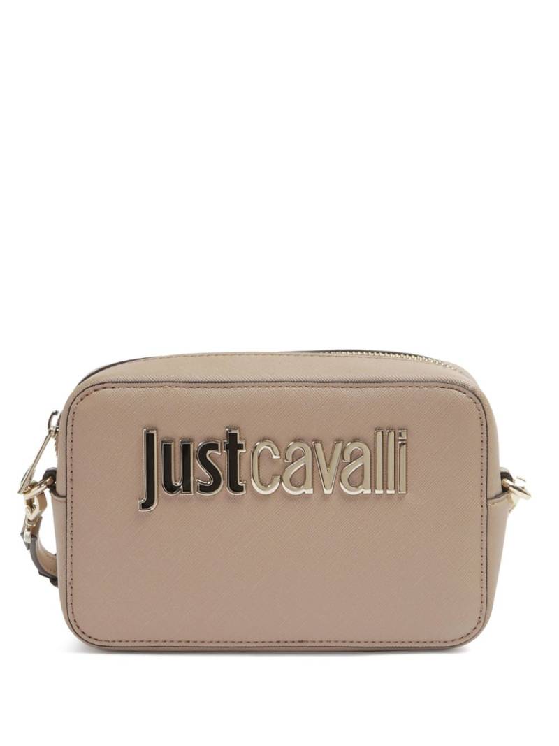 Just Cavalli logo-lettering crossbody bag - Neutrals von Just Cavalli