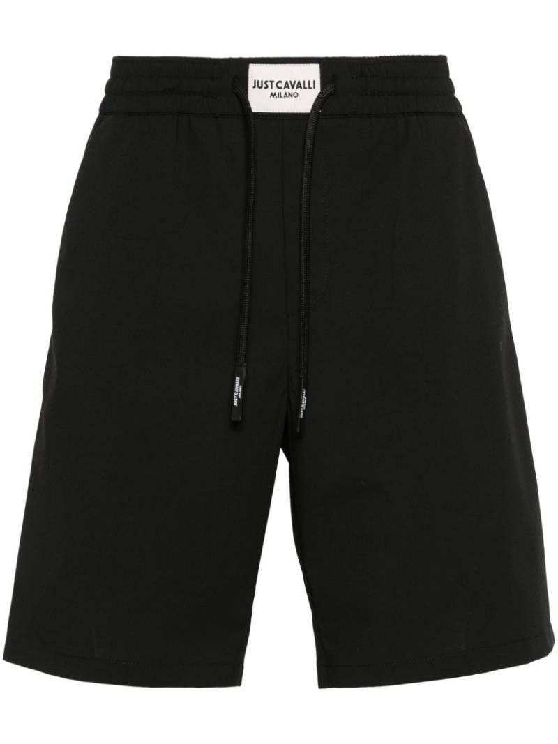 Just Cavalli logo-patch bermuda shorts - Black von Just Cavalli