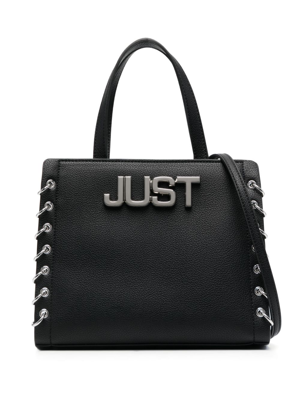 Just Cavalli logo-plaque bag - Black von Just Cavalli