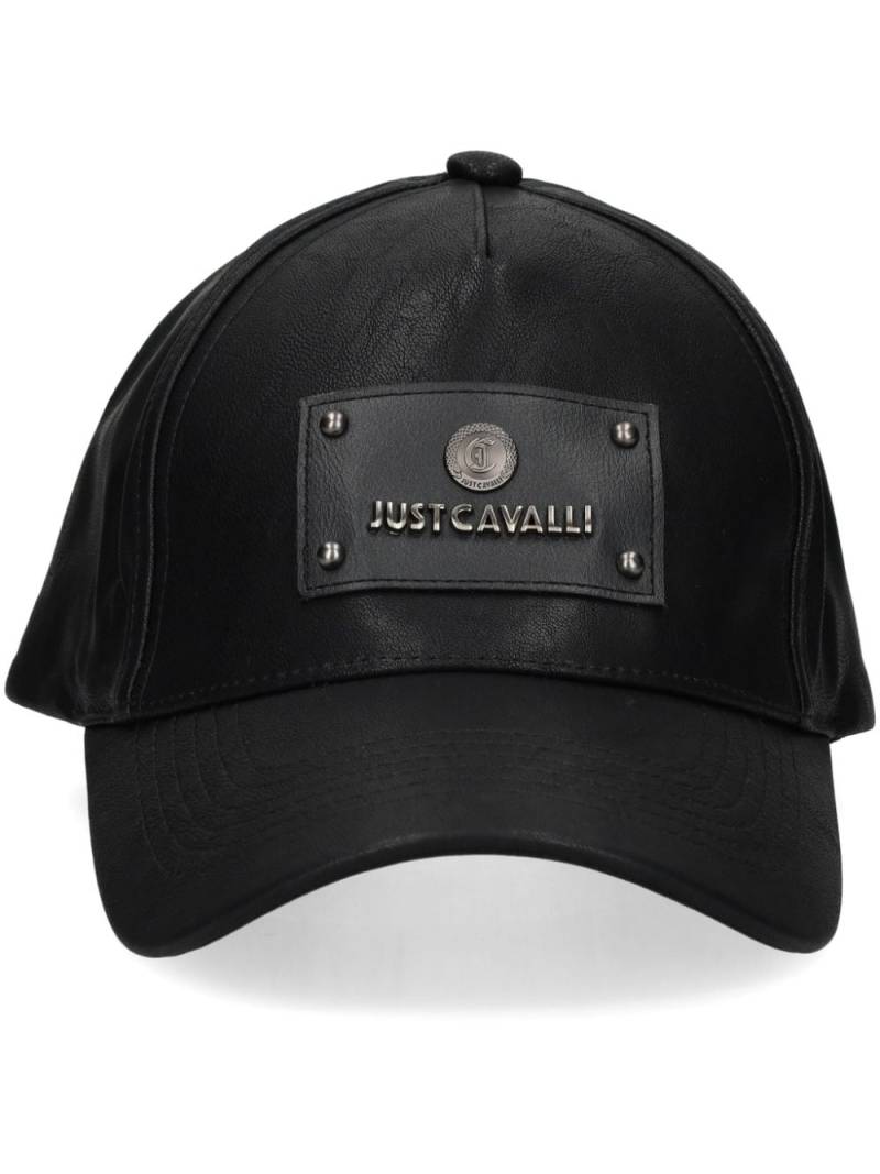 Just Cavalli logo-plaque baseball cap - Black von Just Cavalli