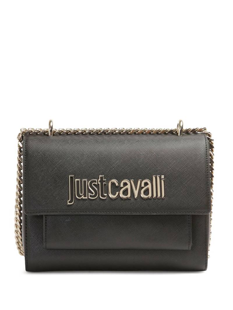 Just Cavalli logo-plaque cross body bag - Black von Just Cavalli