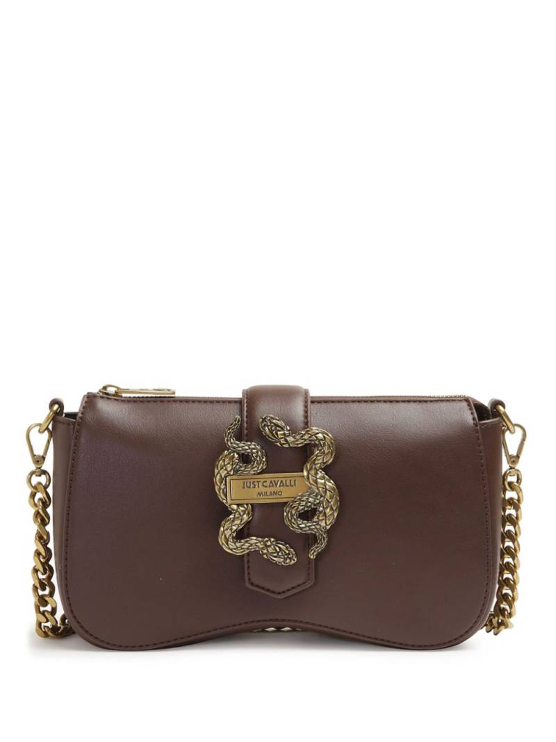 Just Cavalli logo-plaque cross body bag - Brown von Just Cavalli