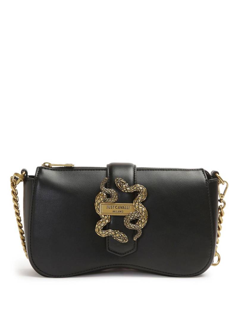 Just Cavalli logo-plaque crossbody bag - Black von Just Cavalli