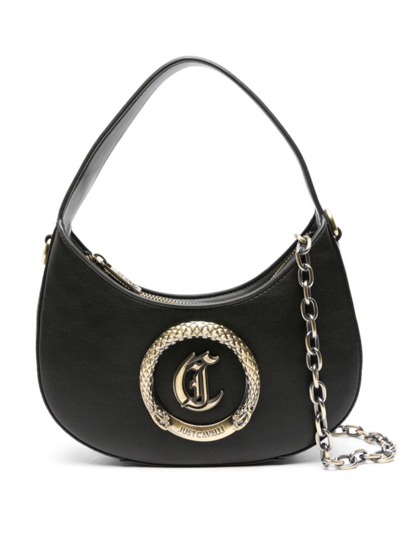 Just Cavalli logo-plaque faux-leather bag - Black von Just Cavalli