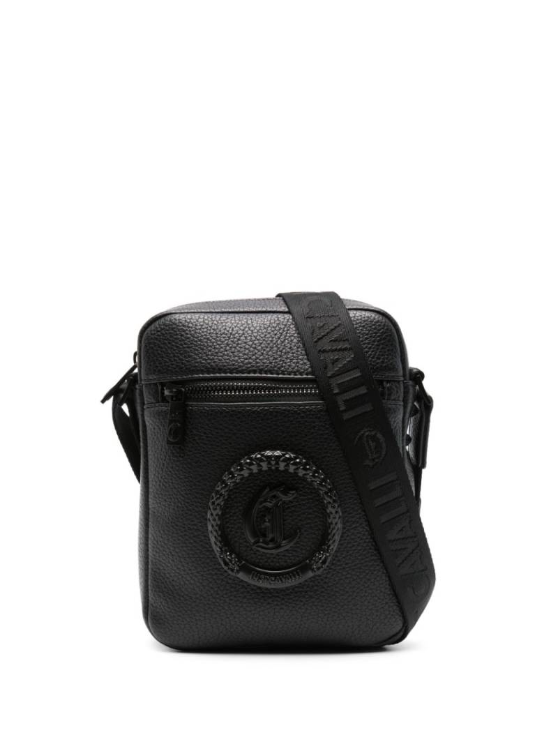 Just Cavalli logo-plaque messenger bag - Black von Just Cavalli