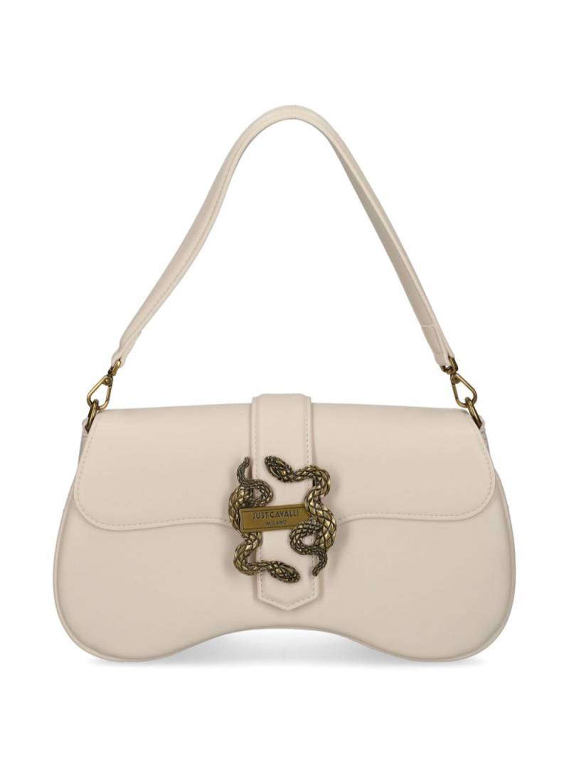 Just Cavalli logo-plaque shoulder bag - Neutrals von Just Cavalli