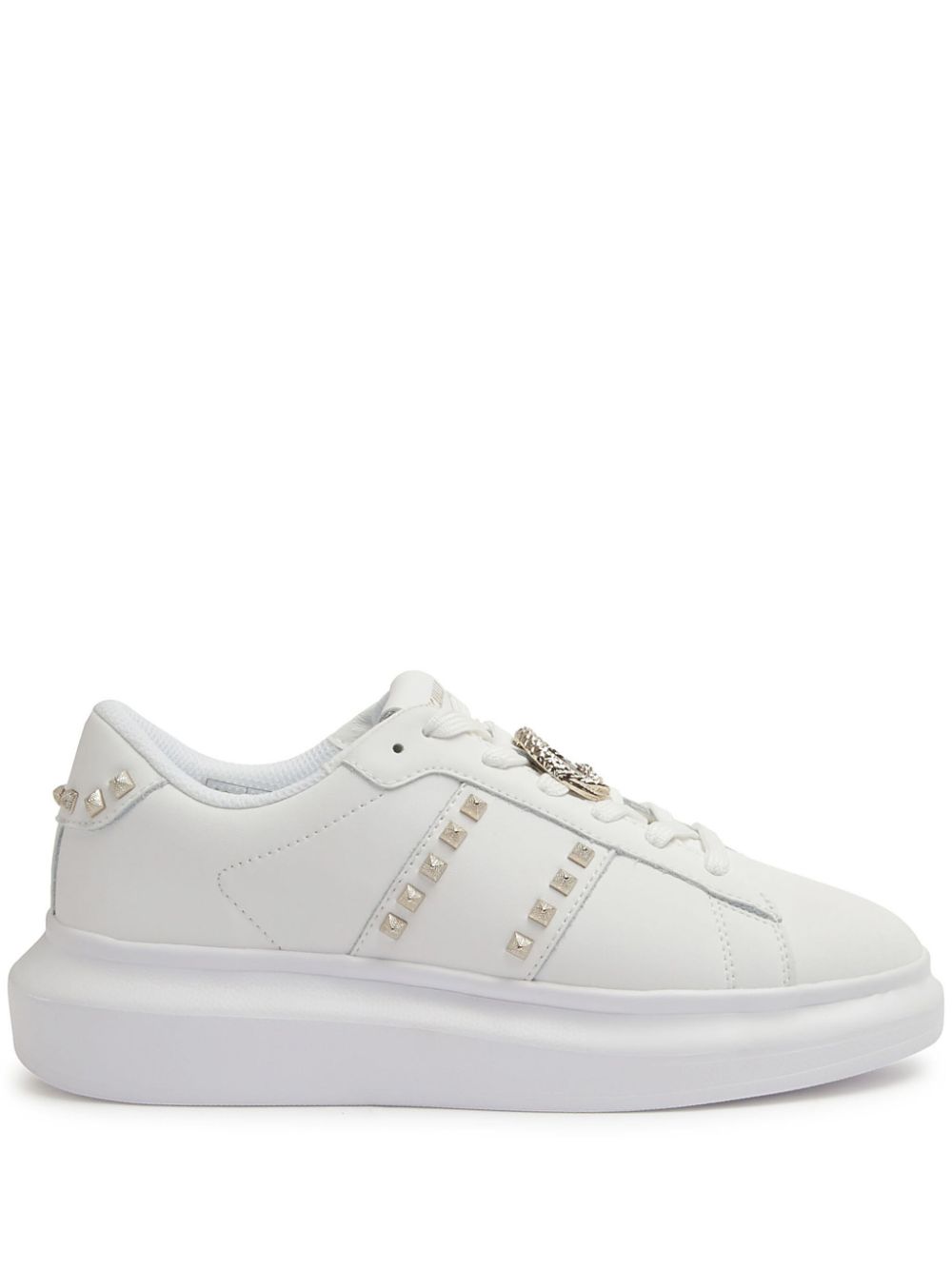 Just Cavalli logo-plaque sneakers - White von Just Cavalli